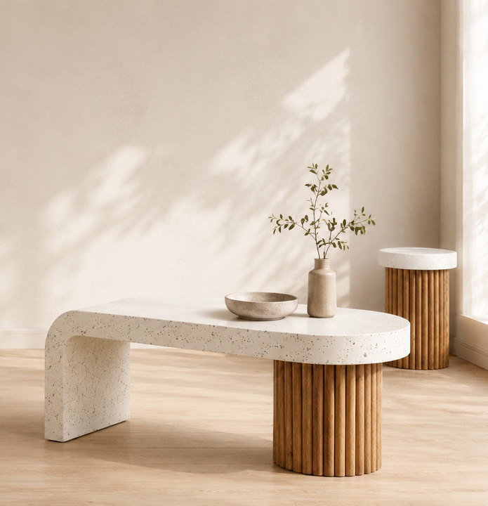 Serenity Terrazzo Coffee Table