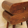 Bubble Chestnut Bedside Table