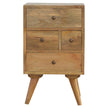 Nordic Style 4 Drawer Multi Bedside