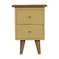 Yellow Hand Painted Bedside