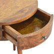 Chestnut Semi Circle Bedside