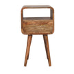 Mini Oakish Curve Open Bedside