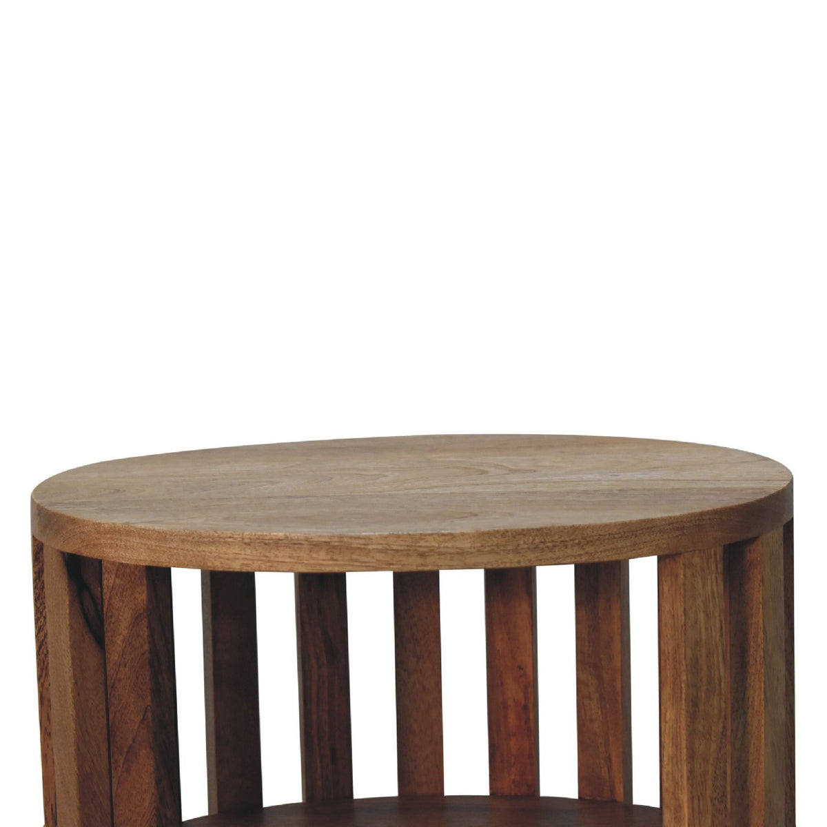 Ariella Double Shelf Oak-ish Bedside