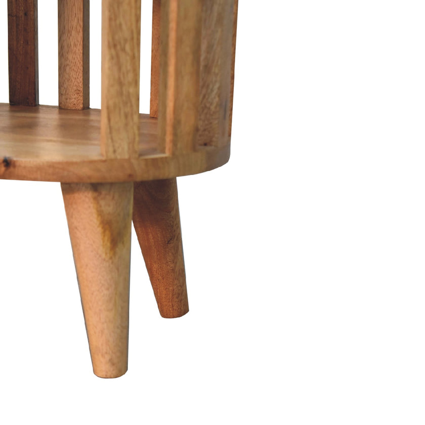Ariella Double Shelf Oak-ish Bedside
