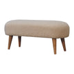 Boucle Hallway Bench