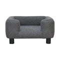 Mini Battleship Tweed Pet Sofa Bed