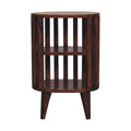 Ariella Double Shelf Chestnut Bedside