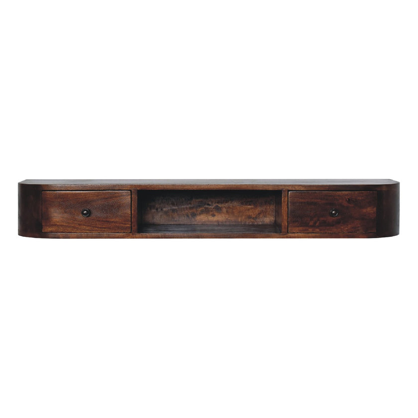 Lunar 2 Drawer Wall Mounted Console