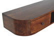 Lunar 2 Drawer Wall Mounted Console