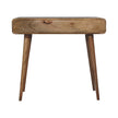 Curved Oak-ish Writing Desk