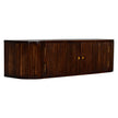 Chunky Chestnut Wall Mounted Console