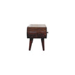 California Walnut Circular TV Unit