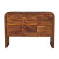 Darcy 3 over 3 Drawer Chest in Chestnut Finish