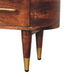 Valenza Curved Media Console