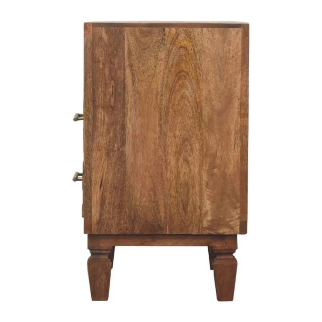 Cadiz Carved Open-Shelf Bedside