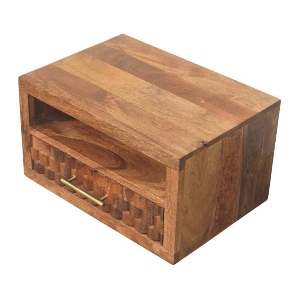 Cadiz Carved Slot-Drawer Bedside