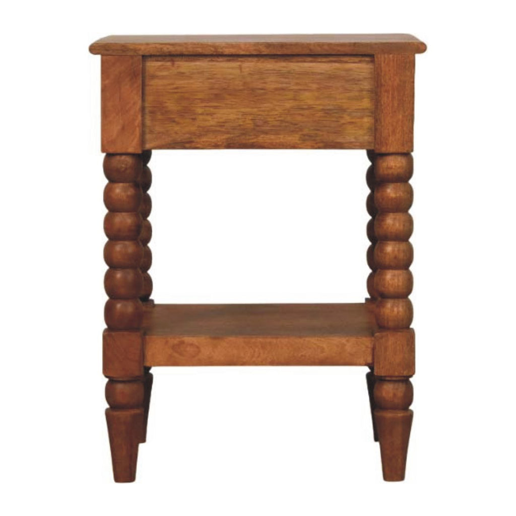 Spindle Bedside Table