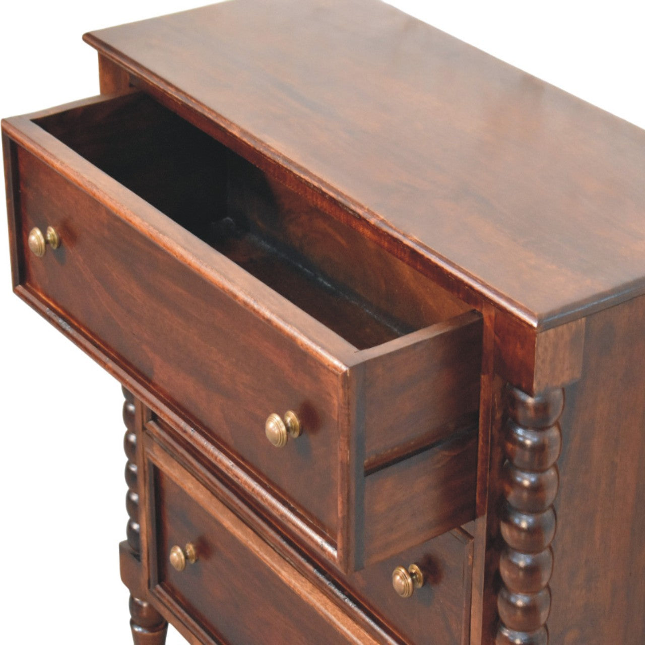 Spindle Winewood Chest