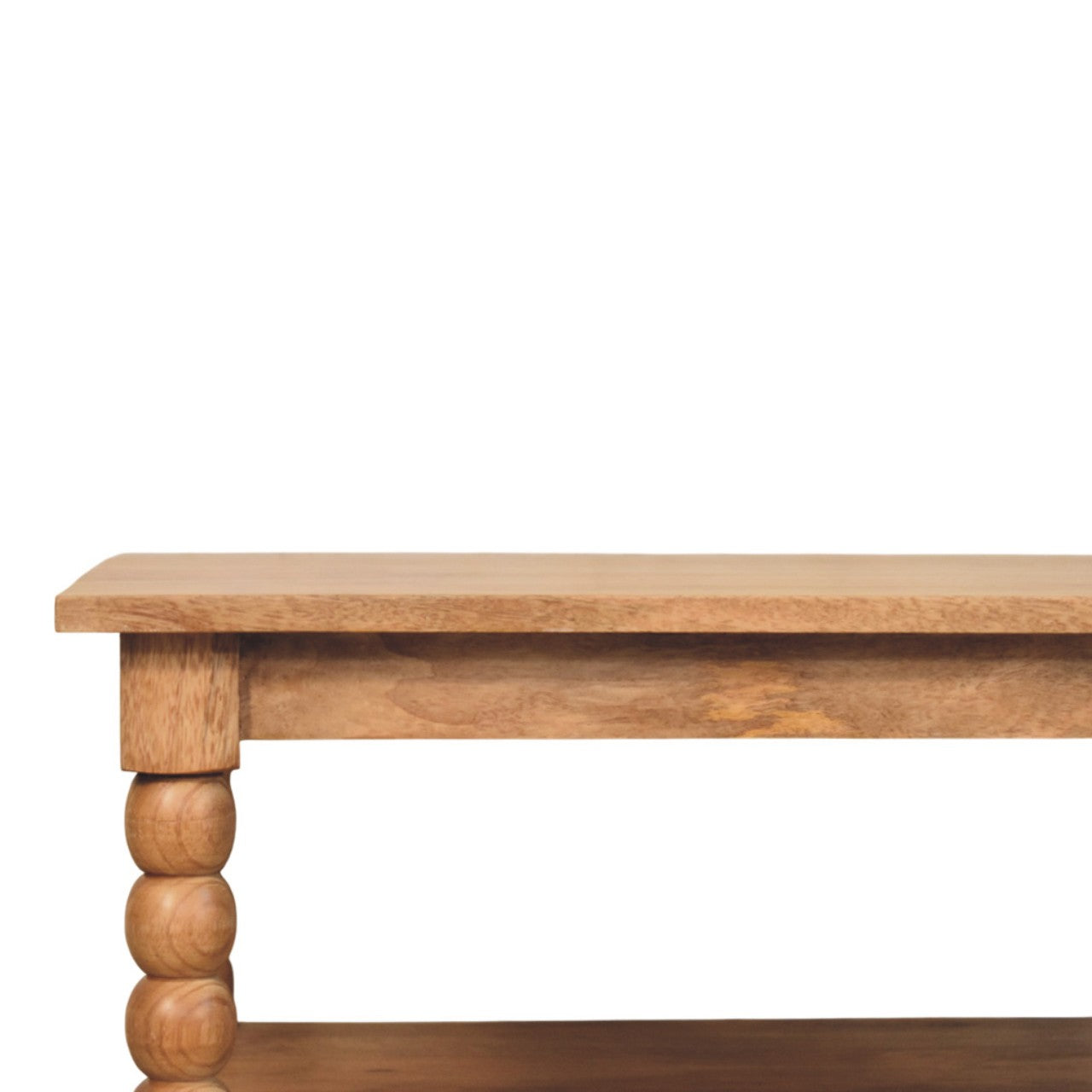 Spindle Golden Teak Coffee Table