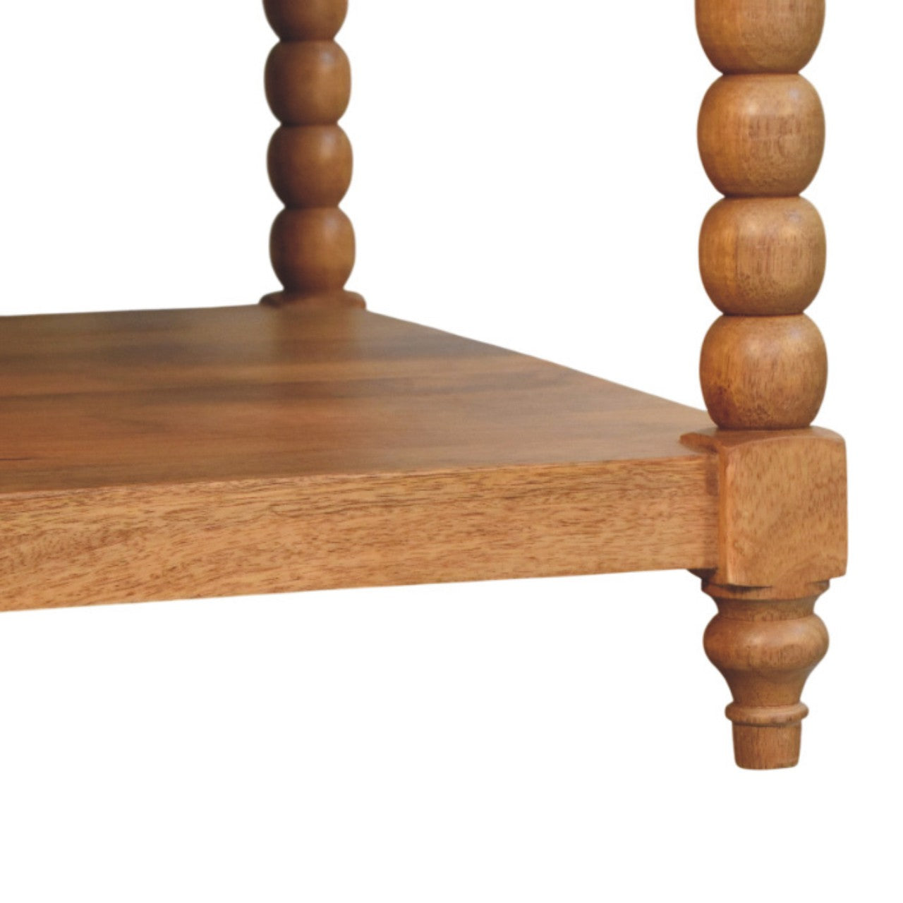 Spindle Golden Teak Coffee Table