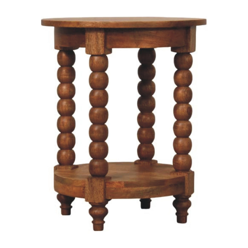 Spindle Round Side Table