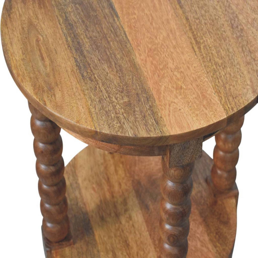 Spindle Round Side Table