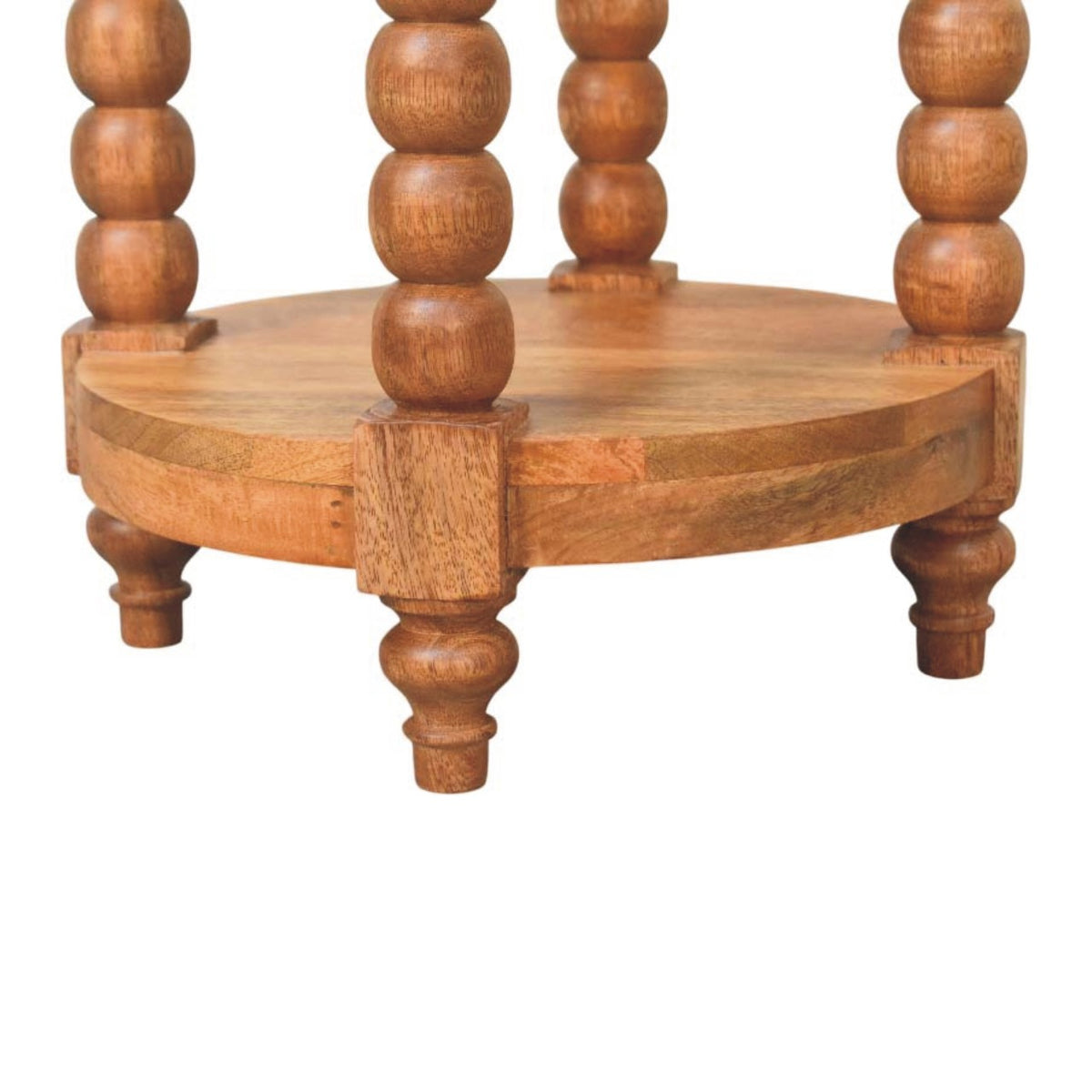 Spindle Round Side Table