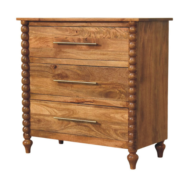 Spindle 3-Drawer Chest