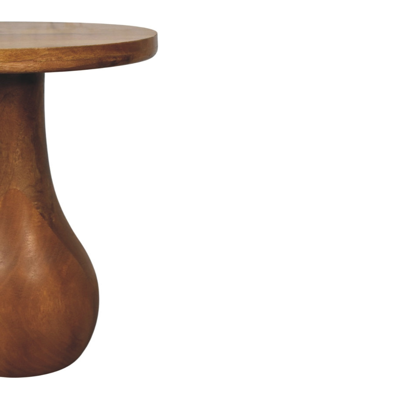 Curved Base Side Table