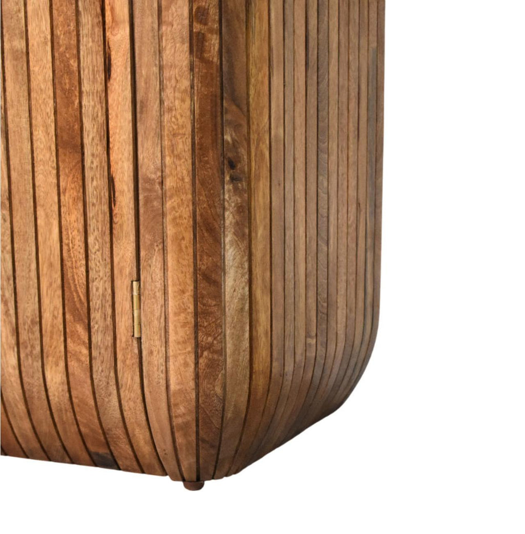 Fluted Curve Cabinet