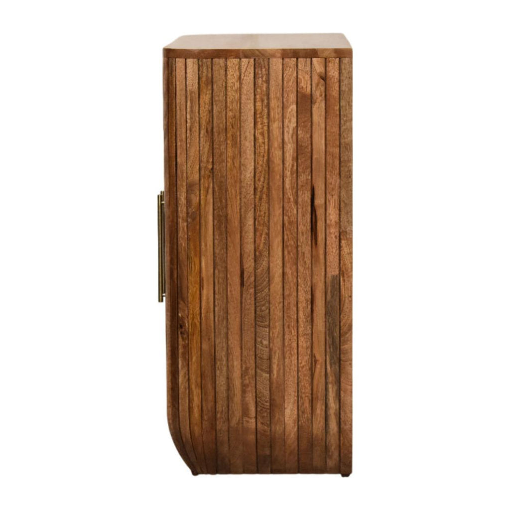 Fluted Curve Cabinet