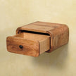 Avora Mini Wall-Mounted Oak-ish 1 Drawer Nightstand
