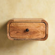 Avora Mini Wall-Mounted Oak-ish 1 Drawer Nightstand