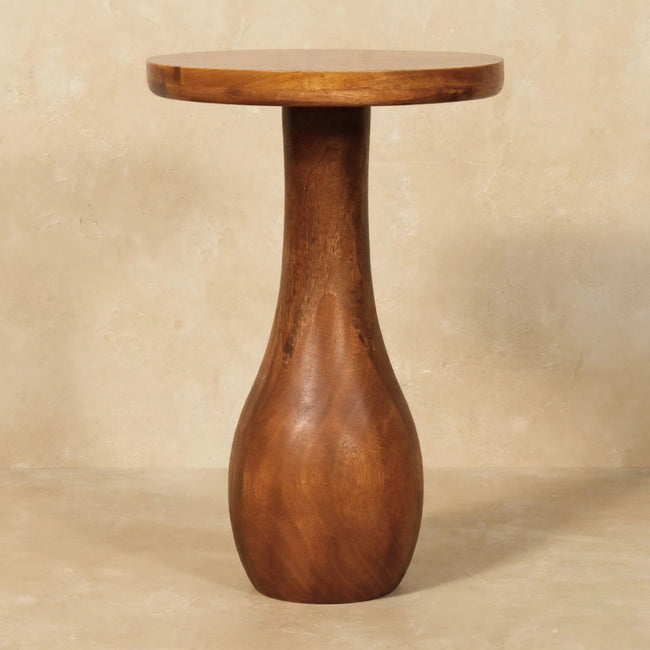 Curved Base Side Table