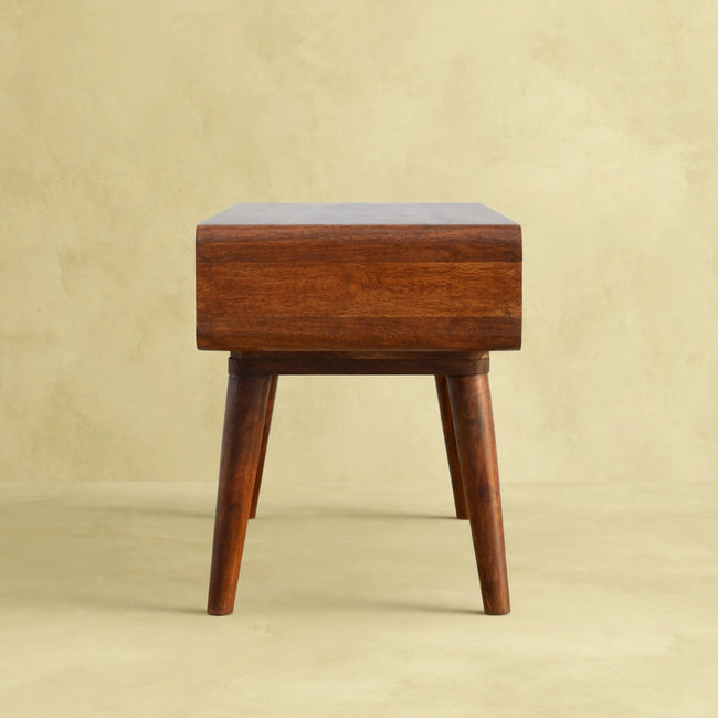 Curved Chestnut Coffee Table