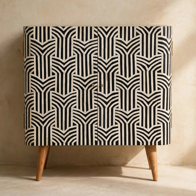 Edessa Bone Inlay Cabinet