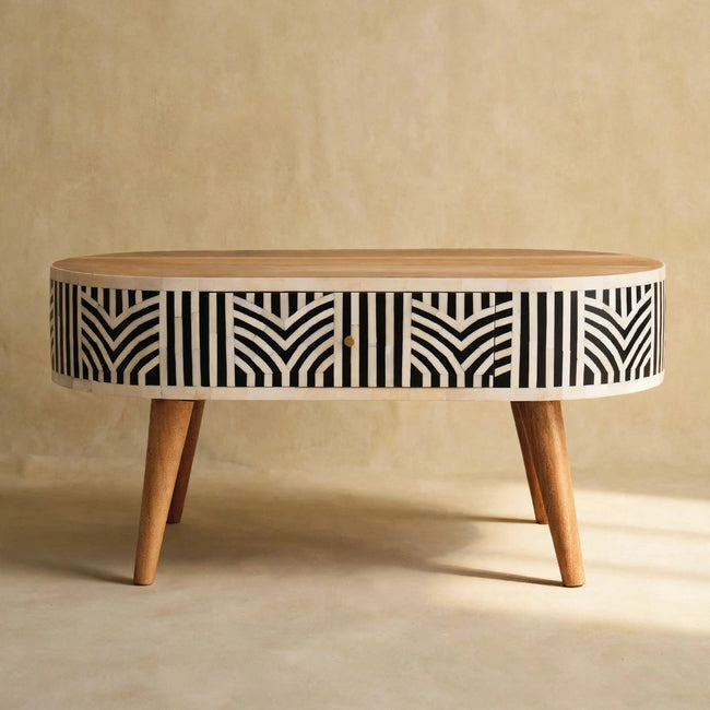 Edessa Bone Inlay Coffee Table