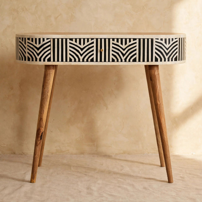Edessa Bone Inlay Console Table