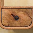 Extra Mini Oakish Curve Open Slot Bedside