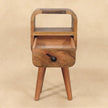 Extra Mini Oakish Curve Open Slot Bedside