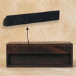Havana wall-mounted bedside table styled with bedroom decor