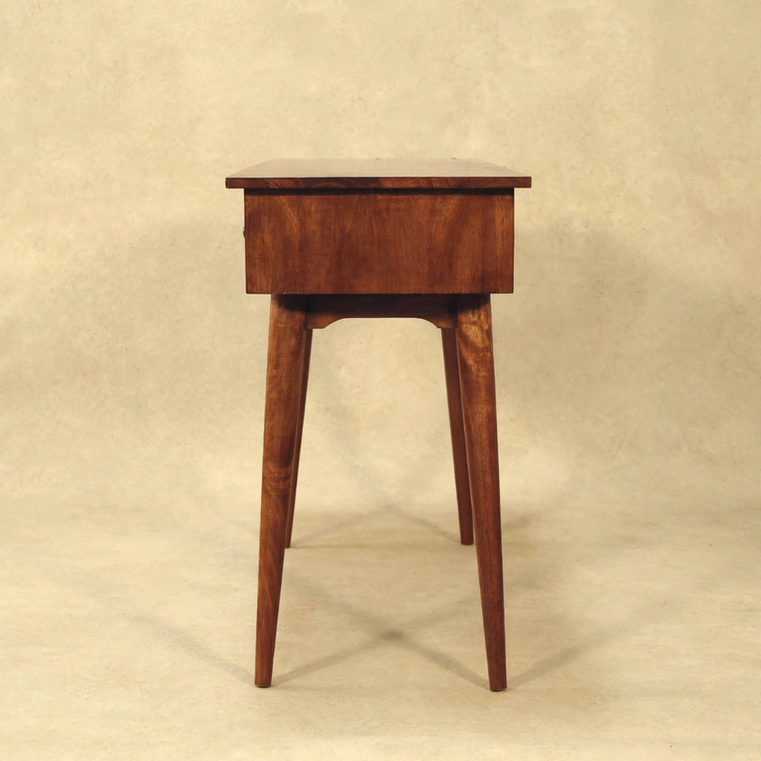 Large 3 Drawer Chestnut Console