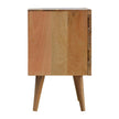 Lille 2 Drawer Oak-ish Bedside