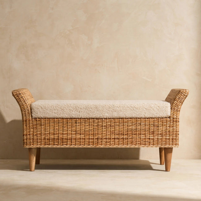 Riviera Woven Bench