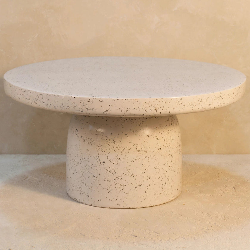 Serenity coffee table in a living room with sofa seating nearby