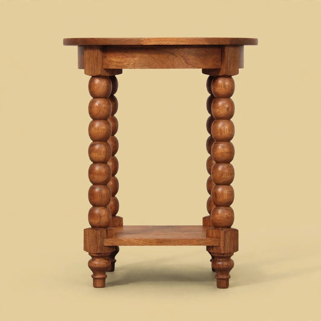 Spindle Round Side Table