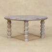 Salted Oak coffee table with a natural weathered tone in a room setting