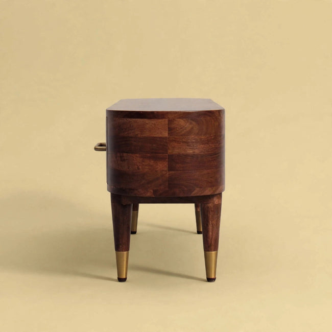 Valenza Curved Media Console